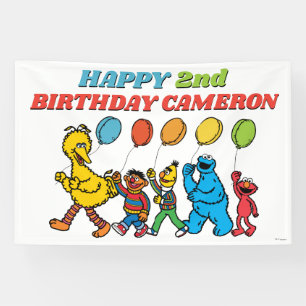 Banderoles Sesame Street Pals Balloons Anniversaire