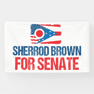 Banderoles Sherrod Brown pour le Sénat Élection 2026 Jardiniè