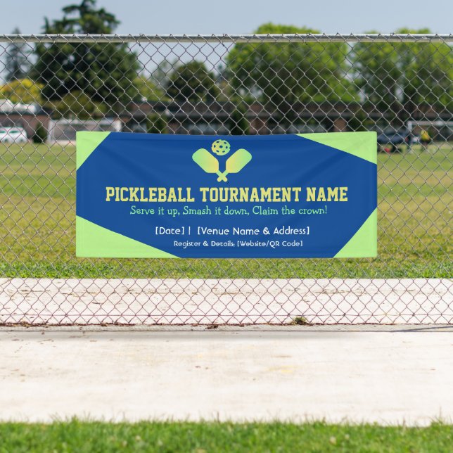 Banderoles Signalisation d'événement Pickleball professionnel (En situation)