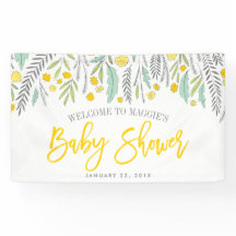 SIGNE Baby shower neutre Sweet Sprigs