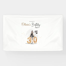Banderoles signe de bienvenue du 30e anniversaire,