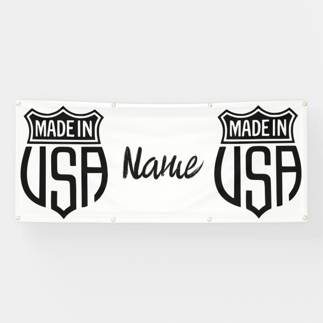 Banderoles Signet Fabriqué aux États-Unis Thunder_Cove (Horizontal)