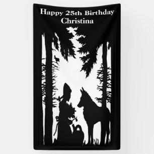 Banderoles Silhouette noire de Wolf Wolf