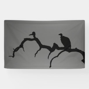Banderoles Silhouette vautour