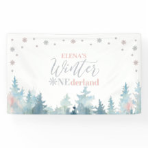 Silver & Rose Winter Onederland 1er anniversaire f