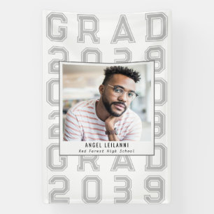 Banderoles Simple Classic Sport Grad Photo Graduation