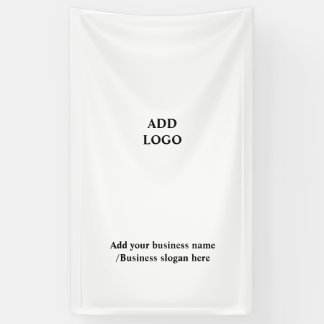 Banderoles Simple élégant logo personnalisé ici entreprise g