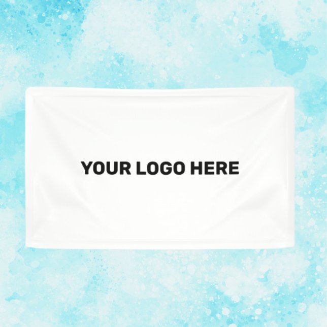 BANDEROLES SIMPLE MINIMAL PERSONNALISÉ LOGO ICI BANNIER (Créateur téléchargé)