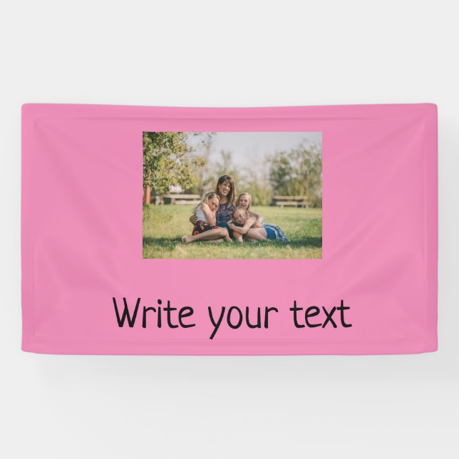 Banderoles simple minimum ajouter votre texte photo noël bann (Horizontal)