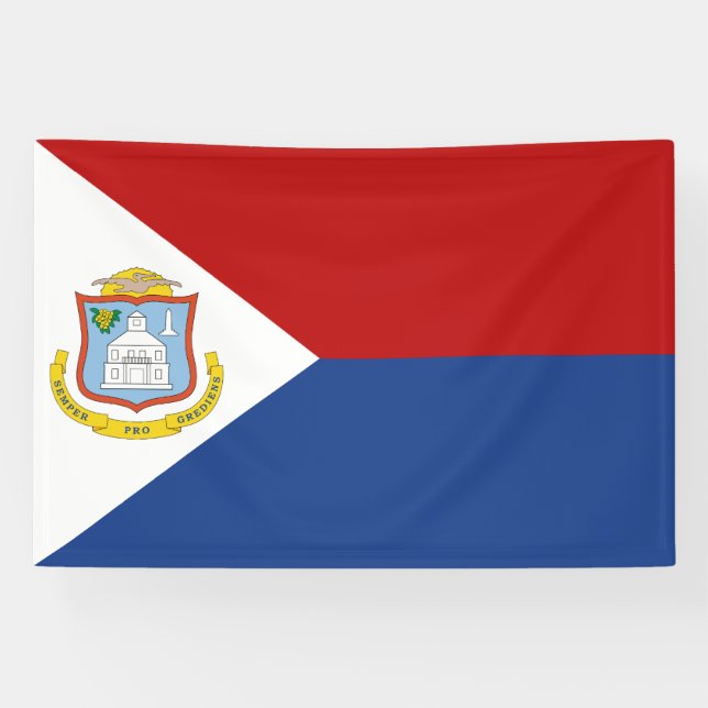 Banderoles Sint Maarten Flag (Horizontal)