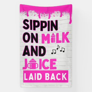 Banderoles Sirote du Lait et du Jus Rose Hip Hop