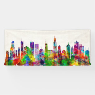 Banderoles Skyline de Chicago