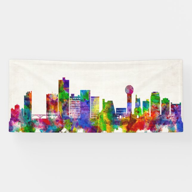 Banderoles Skyline de Knoxville (Horizontal)