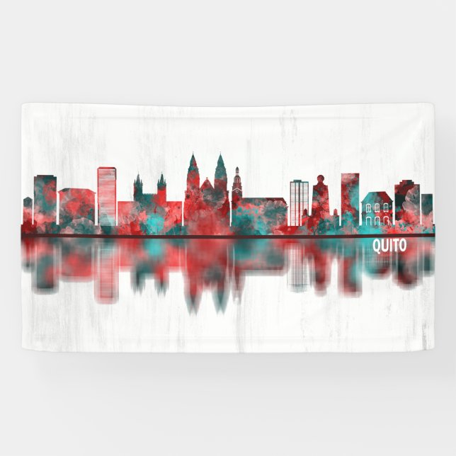 Banderoles Skyline Quito Ecuador (Horizontal)