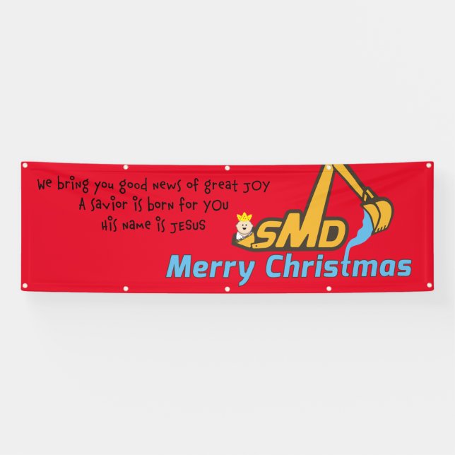 Banderoles smd Joyeux bandeau de Noël (Horizontal)