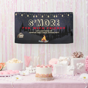 Banderoles S'mores Fun Bonfire Jardin Cookout Friendsgiving