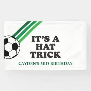 Banderoles Soccer Green Stripes Casquette Trick 3e anniversai