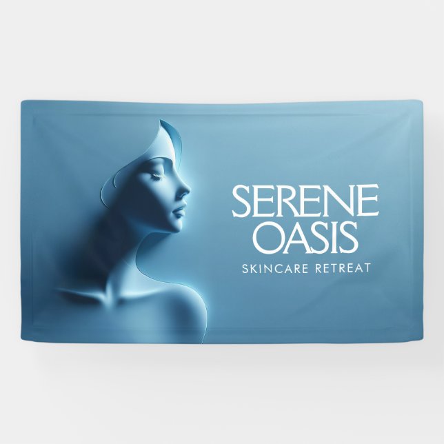 Banderoles Soins de beauté sereins, Massage, Spa (Horizontal)