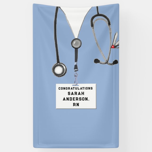 Banderoles Soins infirmiers (Vertical)
