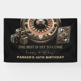 Banderoles Soirée de jeu Personnalisé Joyeux Anniversaire