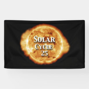 Banderoles Solaire Cycle 25 Soleil actif