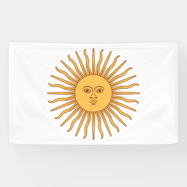 Banderoles Soleil argentin (Horizontal)
