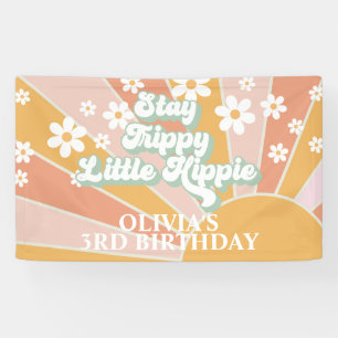 Banderoles Soleil Rétro Reste Hippie Little Birthday
