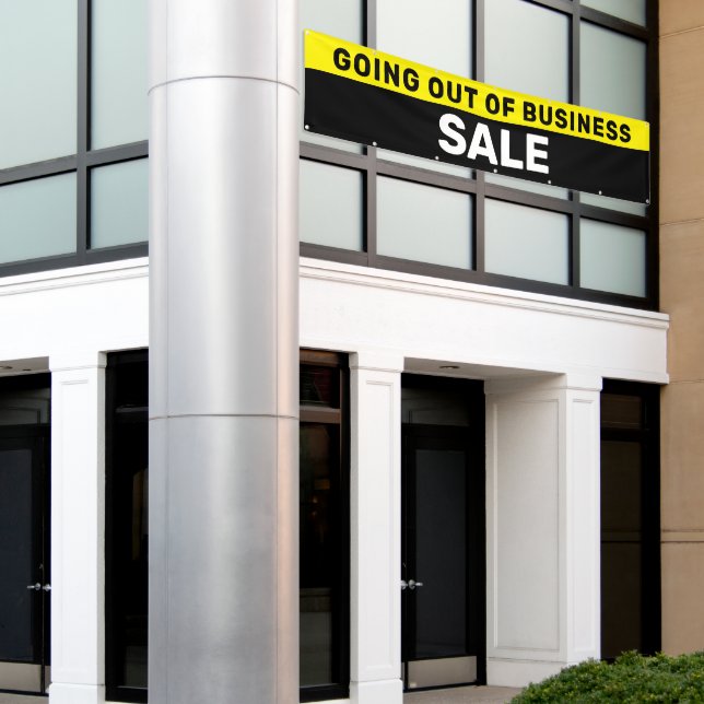 Banderoles Sortir de l'entreprise Vente importante (Bâtiment extérieur)