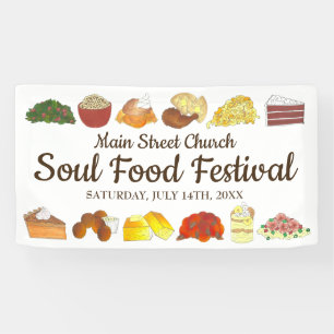 Banderoles Soul Food Festival Event Southern Cuisine Cuisine