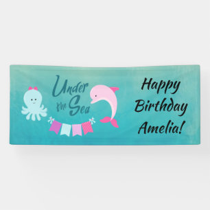 Banderoles Sous la fête d'anniversaire de la fille du dauphi