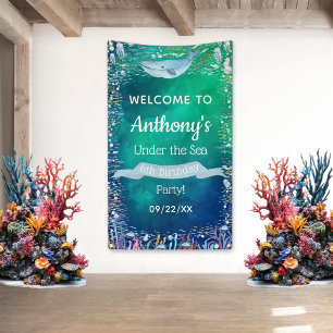 Banderoles Sous la mer Tout âge Anniversaire Fête Bienvenue