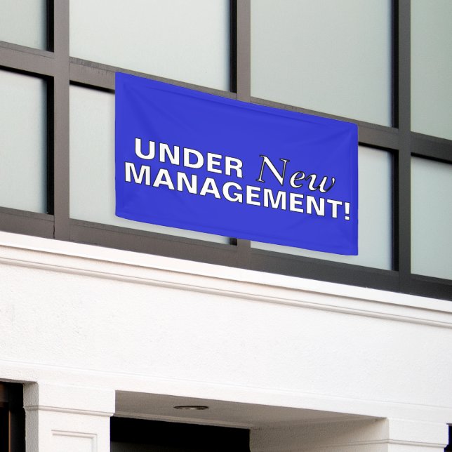 Banderoles Sous nouvelle administration (Bâtiment extérieur)