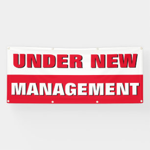 Banderoles Sous Nouvelle Gestion Petite Entreprise