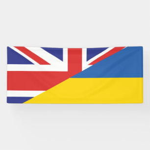 Banderoles Soutien britannique à l'Ukraine Plaid Sherpa