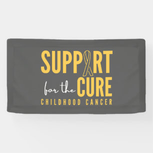 Banderoles soutien pour le cancer de l'enfant pour le traitem
