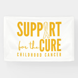 Banderoles soutien pour le cancer de l'enfant pour le traitem