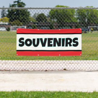 Banderoles Souvenir Store Banner