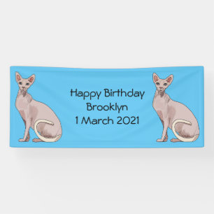 Banderoles Sphynx cat