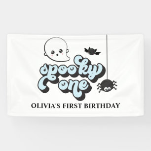 Banderoles Spooky One Halloween 1er Anniversaire
