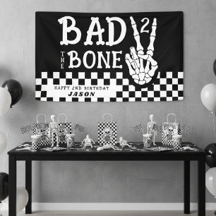 Banderoles Squelette Bad 2 the Bone pour 2ème fête d'annivers