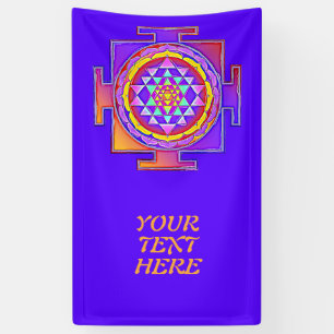 Banderoles Sri Yantra - Symbole hindouiste Design 1