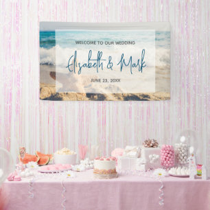 Banderoles Starfish sur un Mariage de plage de sable