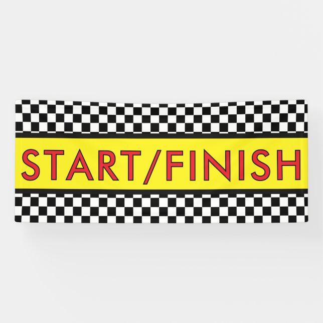 Banderoles START/ finish Racing running (Horizontal)