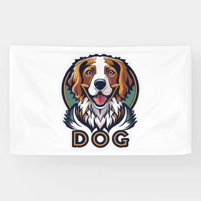 Banderoles Sticker pour chien (Horizontal)