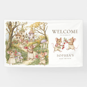 Banderoles Storybook Animaux Baby shower aquarelle