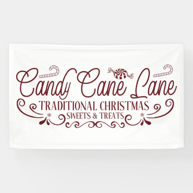 Banderoles Sucre de canne Lane Plats traditionnels Pôle Nord (Horizontal)