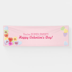 Banderoles Sucrerie de Valentines d'amoureux