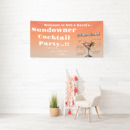 Banderoles Sundowner Cosmopolitan Cocktail Party