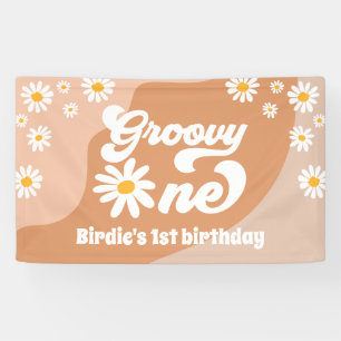 Banderoles Super Un 1er anniversaire fête Retro Daisy Bienve