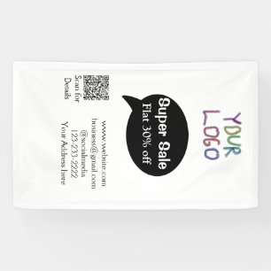 Banderoles super-vente escompte d'entreprise numérisation cod